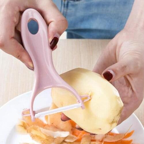 2 Color Ceramic Peeler Fruit Vegetable Peeler Potato Cucumber Carrot Grater Portable Home Kitchen Tools Accessories