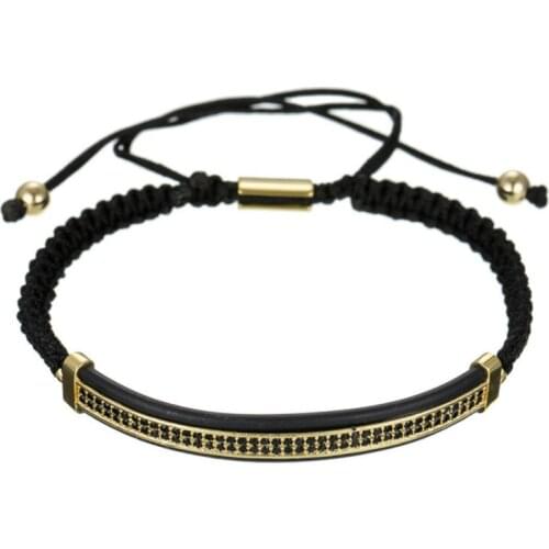 Fashion Braided Bracelet Mens Glamour Luxury Gold Lace Bead Bracelet Women Mens Couple Braided Bracelet Jewelry Gift 2019
