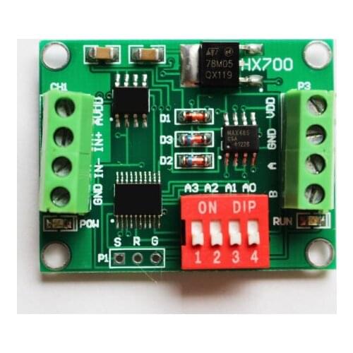 Load cell dedicated AD module Force measuring module 24-bit analog-to-digital conversion 485 communication