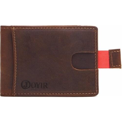 Men Wallet Men Card Holder RFID Production Genuine Leather Short Wallet Credit ID Card Holder Slim Purse Coin Small Bag