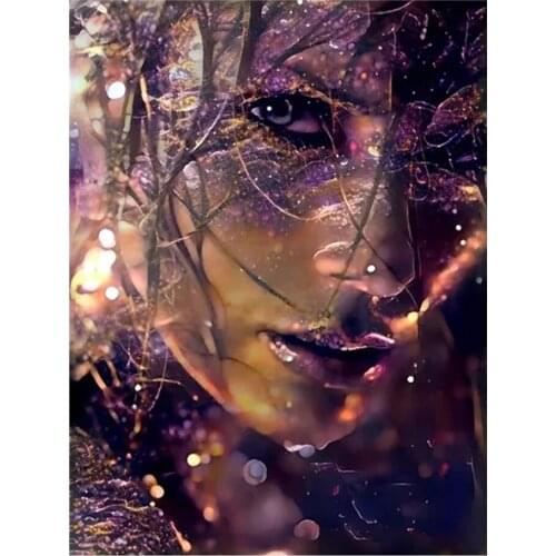 Canvas Size 5D Diy Diamond Painting Cross Stitch Kit Diamond Mosaic Embroidery " Maiden " Painting Square/Round Drill Gift