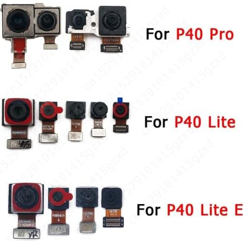 Original Front Back Camera For Huawei P40 Lite E Pro Rear Frontal Selfie Small Flex Backside Camera Module Repair Spare Parts