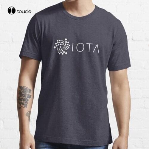 Iota Coin Shirts Iota Crypto Shirts Currency T-Shirt Cotton Tee Shirt
