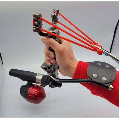 Outdoor Hunting Fishing Slingshot Shooting Catapult Bow Arrow Rest Bow Sling Shot Catapult Bolt Shooting Fish Slingshot