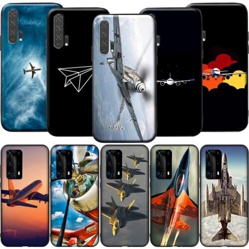 GX68 Fighter Plane Aircraft Airplane for Huawei Y5P Y6P Y7A Y8P Y9A Mate 10 20 30 Pro Lite Nova 2i 3 3i 4 5 5T 7 SE P Smart Z
