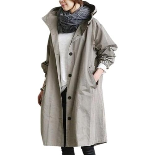 Женские тренчи с капюшоном VALINK China At AliExpress