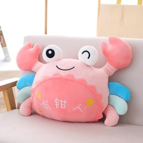 Zqswkl 20/40/50cm cartoon soft plush toy stuffed animals c hildrens toys crab doll kawaii plushes sofa pillows decor home