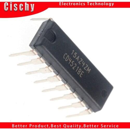 10PCS CD4521BE DIP16 TC4521BP DIP-16 CD4521 DIP new and original IC