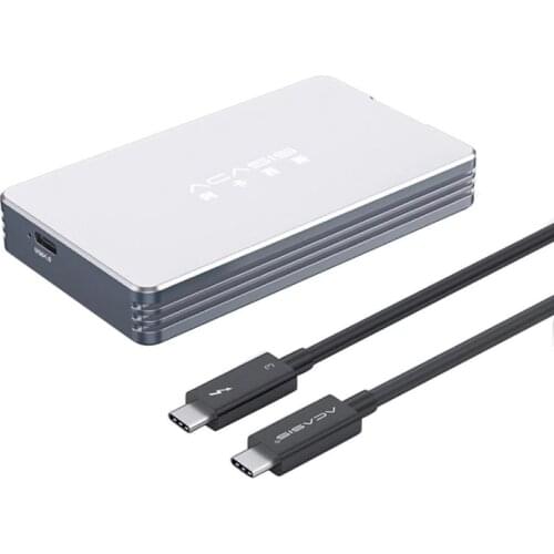 Acasis Portable USB 4.0 Mobile M.2 Hard Disk Box Type-c External Enclosure 40Gbp/s for Thunderbolt3 NVME Key-M 2280 SSD Case