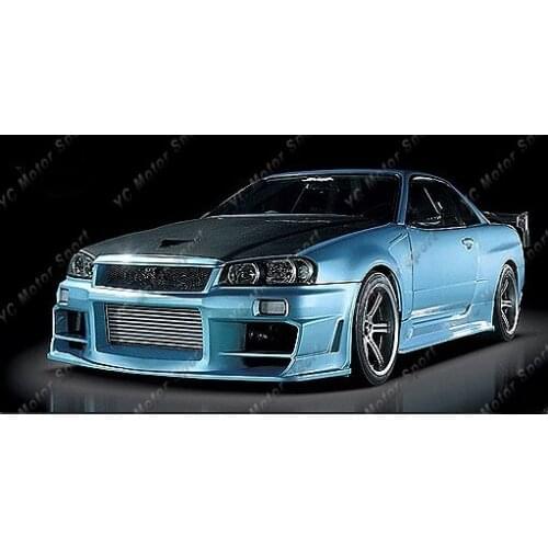 Car Accessories Carbon Fiber DL Style Front Fender Fit For 1999-2002 Skyline R34 GTR Front Fender Cover