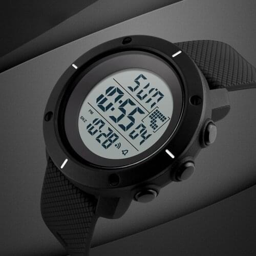 Mens Outdoor Sports Watch Multifunction Chronograph 5Bar Waterproof Alarm Clock Digital Watch Reloj Hombre