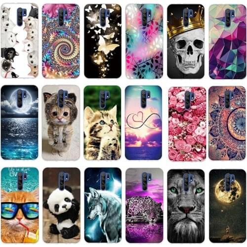 For Redmi 9 Case Thin Soft TPU Back Cover Case on For Xiaomi Redmi 9 Phone Back Cover Redmi9 6.53" Fundas For Xiomi Redmi 9 Case