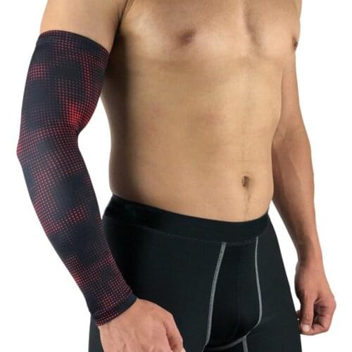 Men Cycling Arm Sleeves Running Sun UV Protection Cuff Cover Outdoor Sports Riding Bicycle Arm Warmers Sleeves Sportswear