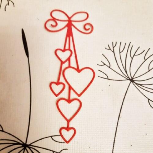 Heart shape Wedding Christmas 2021 new metal cutter mould diy photo album scrapbook card making stamp embossing decoration mould