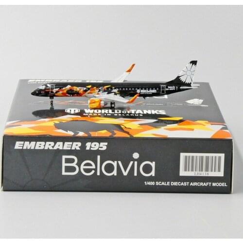 1/400 scale Boeing ERJ190-200LR 1: 400 EW-400PO Belarusian aviation die-cast aircraft passenger aircraft model gift display