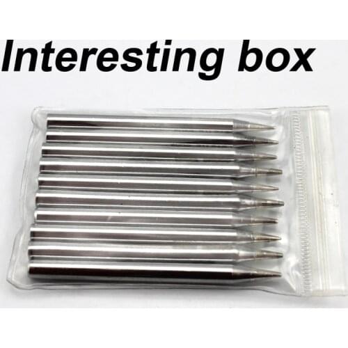 Electric soldering iron tip 30W / 60W horseshoe oblique head flat head pointed lead-free soldering tip