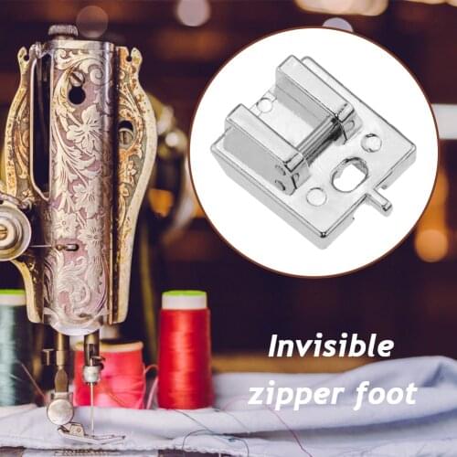 Invisible Zipper Foot Snap On Presser Foot Household Sewing Machine Parts for brother/ janome Household Sewing Machine Parts