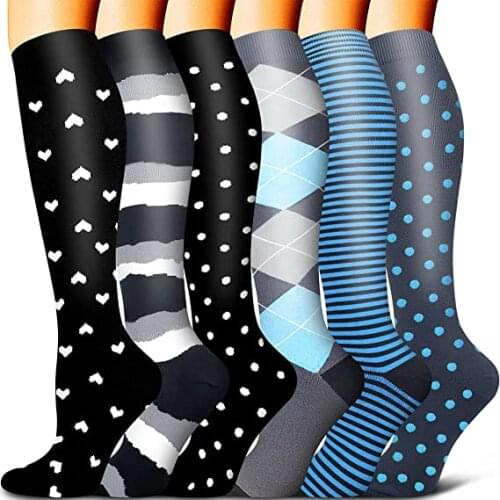 Newest Running Compression Socks 20-30 mmhg Men Women Sock Comfortable best For Atheletic Crossfit Cycling Hiking Climbing Socks