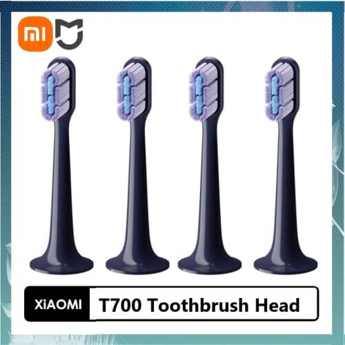 Original Xiaomi Sonic Electric Toothbrush Head Suit For T700 Dense Bristles 4mm Ultra-thin Brush Head DuPont Nylon Soft Bristles