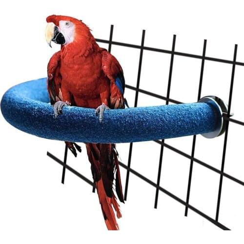 Parrot Pet U Shape Bar Stand Perch Grinding Claw Toy Bird Supplies Cage Decor Hot