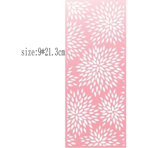 Rectangular petal background Metal Cutting Dies DIY Scrapbooking Photo Album Decorative Embossing PaperCard Crafts Dies new