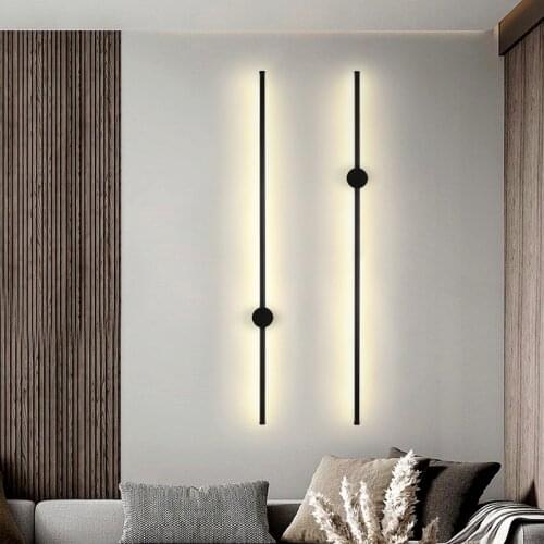 Modern Led Minimalist Wall Lamp Long Wall Light for Living Room Bedroom Sofa Background Wall Lighting Bedside Lamps Home decor