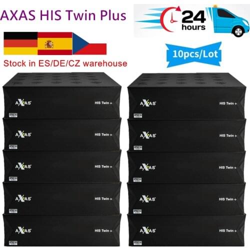Satellite TV Receiver Axas His Twin Plus DVB-S2/S 1080P H2.65 Build in WiFi + Linux TV Box Enigma2 OpenATV Sat Receptor 10pcs