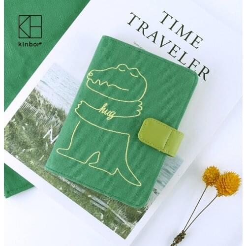 2020 Kinbor Cute Schedule Notebook Efficiency Manual Fabric Embroidered Hand Notebook A6 Hand Account Calendar Notepad