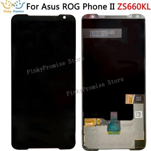 For 6.59" ASUS ROG Phone 2 Phone2 PhoneⅡ ZS660KL AMOLED LCD Display Screen+Touch Panel Digitizer Assembly Repairs