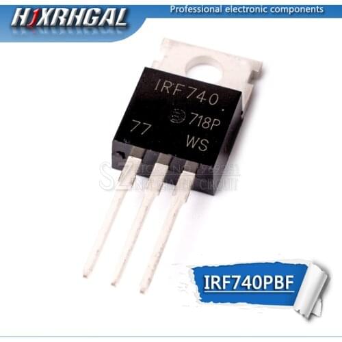 10pcs IRF740 TO-220 IRF740PBF TO220 IRF740P