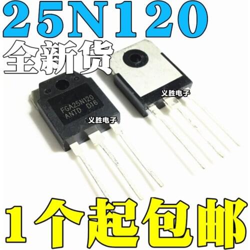 2 pçs/lote 25N120 FGA25N120ANTD IGBT