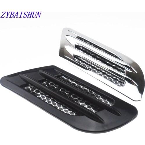 2PCS of new simulation fake air outlet shark gills car styling mold decoration tuyere for Chevrolet Cruze TRAX Aveo Lova Sail