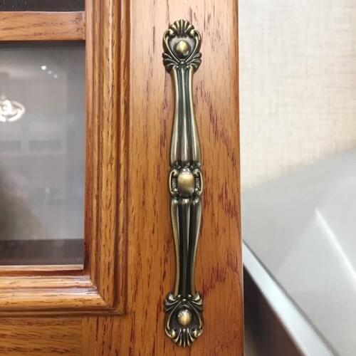 96mm rustico vintage bronze furniture handles antique brass drawer closet cabinet pull vintage bronze dresser cupboard door knob