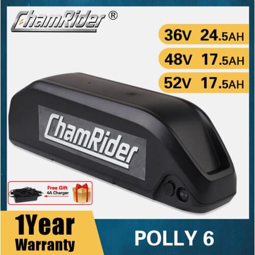 Original 48V 52V ebike Battery Polly Downtube 36V 20AH 30A 40A BMS 18650 Cell 350W 500W 750W 1000W 1500W bafang BBS02 BBSHD