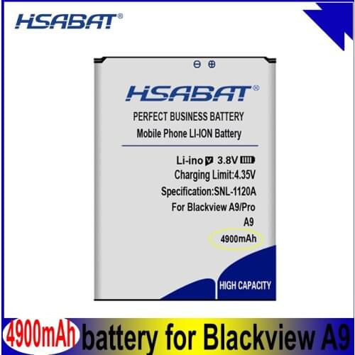 HSABAT A9 4900mAh Battery for Blackview A9 Smartphone Batteries