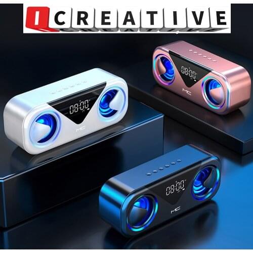 MC H9 Bluetooth-compatible Speaker Portable Wireless Speaker TWS Subwoofer Speaker Music Player Home Theater