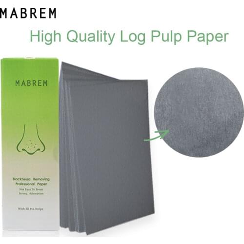MABREM Nose Paper Blackhead Acne Oil Suction Stickers Acne Treatment T Zone Care Oil Absorption Oil Control Special Paper 50 PCS