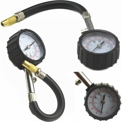 Long Tube Tire pressure gauge meter 0-100Psi High-precision Tyre Air Pressure Tester For Car Motorcycle Universal