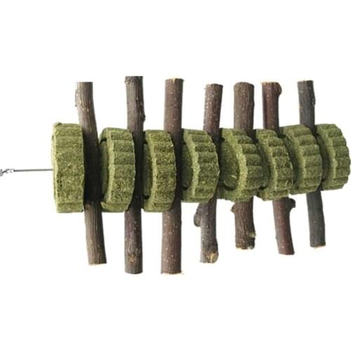 Rabbit molar grass cake cat guinea pig food molar stick molar branch pet toy molar string rabbit product toy