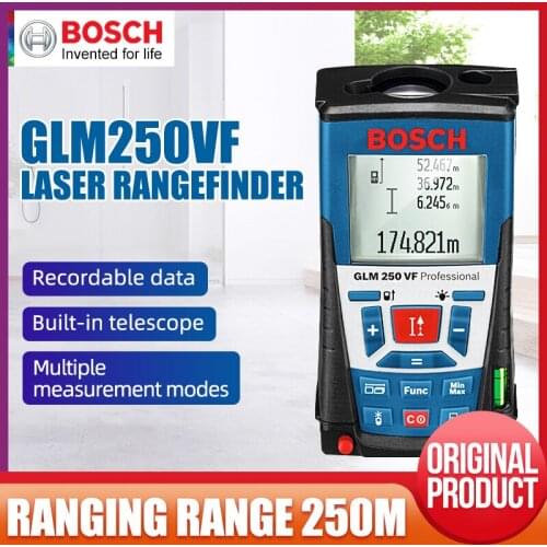 Bosch GLM250VF Laser Range Finder 250 m Handheld Laser Range Finder Outdoor Electronic Measuring Instrument
