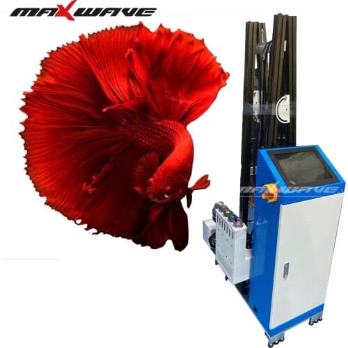 Maxwave Laser vertical Mural Wall Printer Zeescape 3D Photo bedroom wall printing machine price