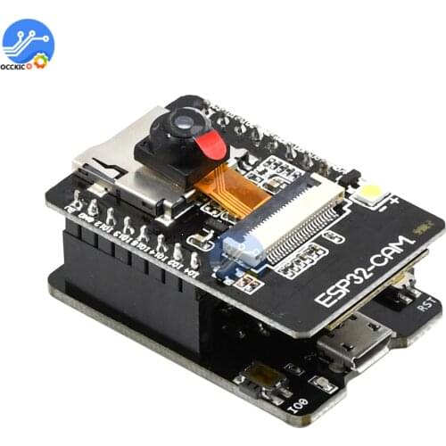 ESP32-CAM-MB WIFI Bluetooth Development Board OV2640 Camera Module MICRO USB interface CH340G USB to serial port auto download
