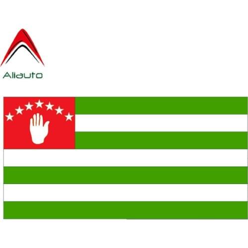 Aliauto Personality Creative Car Sticker Abkhazia Flag Motorcycle Waterproof Sunscreen Anti-UV Decal Accessories,12cm*6cm