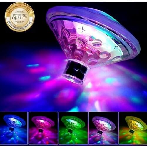 5 Modes Bath Floating Lamp Colorful Jacuzzi Inflable Lamp Creative Swimming Pool Decorative Underwater Lights Baby Fun Bubbles