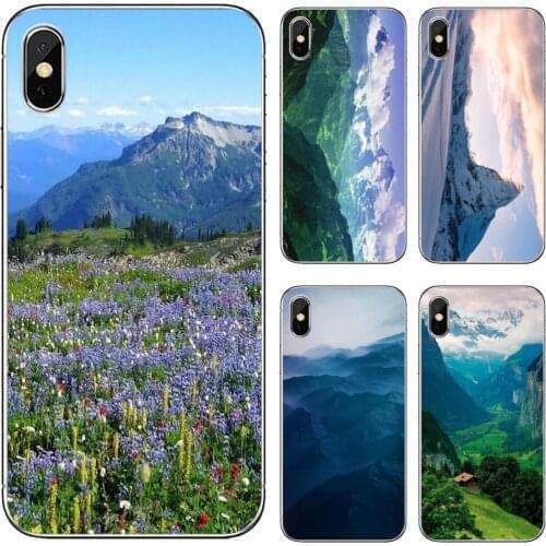 Swiss-Alps-Nature-Mountains-Landscape For Samsung Galaxy A12 A31 A41 A51 A71 A20e A21s M30 A10 A30 A40 A50 A60 A70 Silicone Case