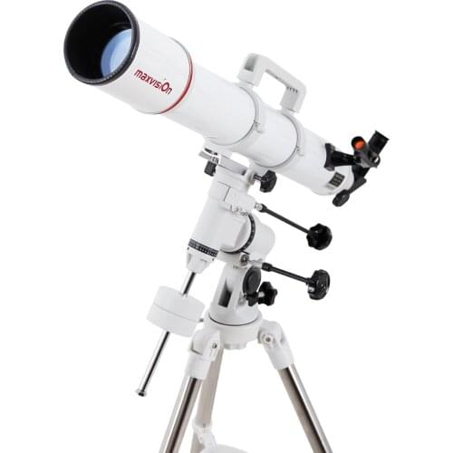 Maxvision 80/900 Astronomical Telescope 80DX with German Equatorial Mount 1.25 Inch Stainless Steel Tripod