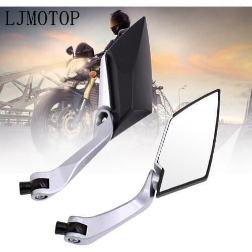 For Yamaha YZF R15 TMAX 500 530 XP 500 530 YZ80 Motorcycle Mirror 8/10mm Scooter Electrombile Back Side Convex Mirror Universal