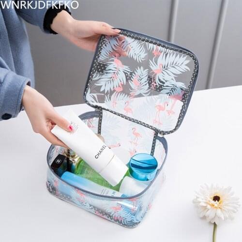 WNRKJDFKFKO Transparent Cosmetic Bags