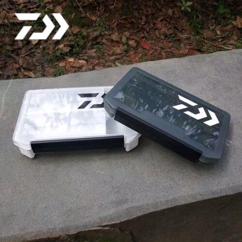 Daiwa Fishing Box for Baits Plastic Lure Boxes Fly Fishing Tackle Storage Box Supplies Accessories High Strength