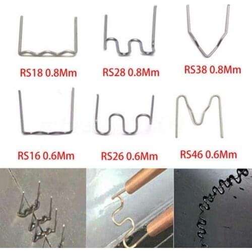 100/600PCS Hot Stapler Staples For Plastic Welder Repair Tool Welding Hot Bumper Machine Welding Melt Car J7W8